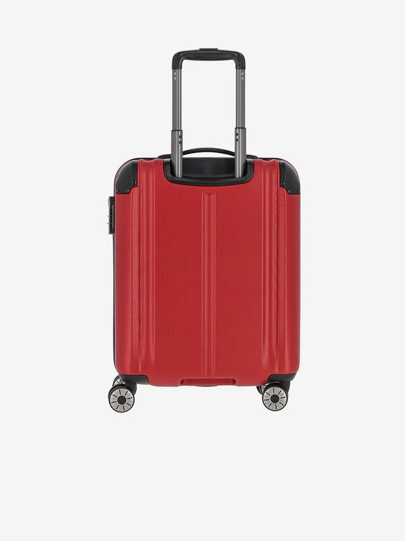 Travelite Három darabos Travelite City 4w utazótáska készlet, piros színben S,M,L