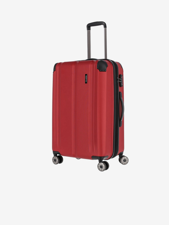 Travelite Három darabos Travelite City 4w utazótáska készlet, piros színben S,M,L