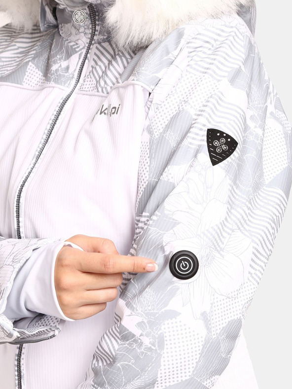 Kilpi Kilpi Lena-W fehér női fűtött síelős dzseki Kilpi Lena-W