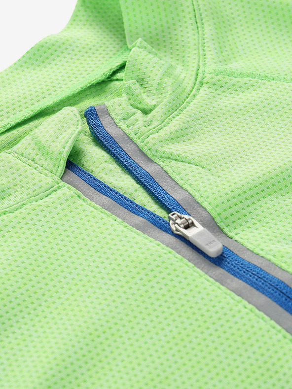 ALPINE PRO Alpine Pro zöld fiú gyorsszárító kerékpáros póló LATTERO