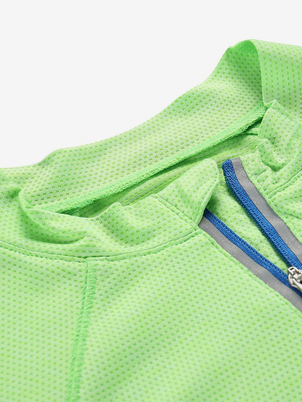 ALPINE PRO Alpine Pro zöld fiú gyorsszárító kerékpáros póló LATTERO