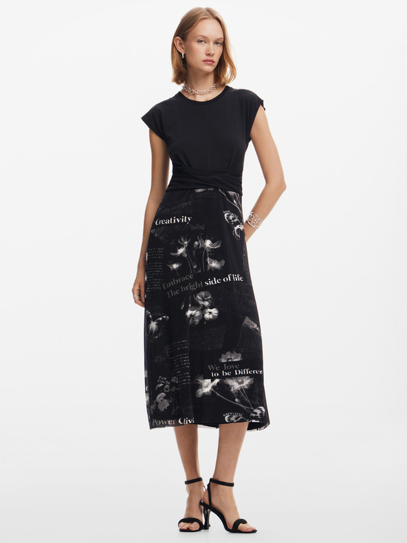 Desigual Women's Desigual Good News mintás ruha