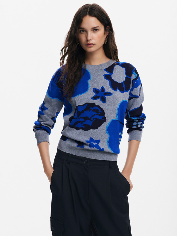 Desigual Desigual Niagara női virágos pulóver