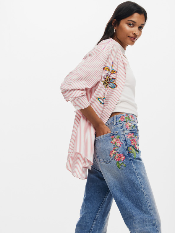 Desigual Női Desigual Carina egyenes farmernadrág