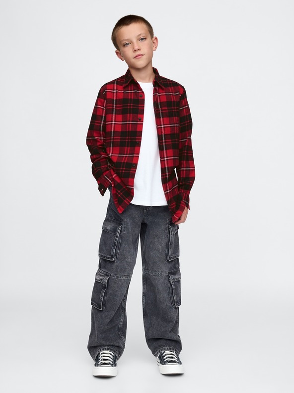 GAP Teen kockás flanel ing GAP