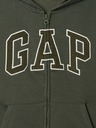 GAP Gyerek pulóver logóval és fleece béléssel GAP