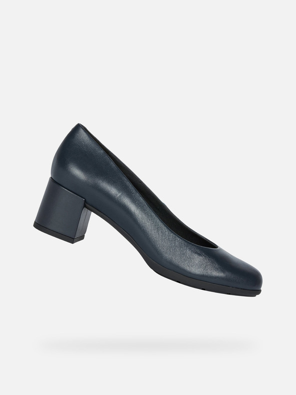 Geox Sötétkék női magassarkú cipő Geox New Annya Mid