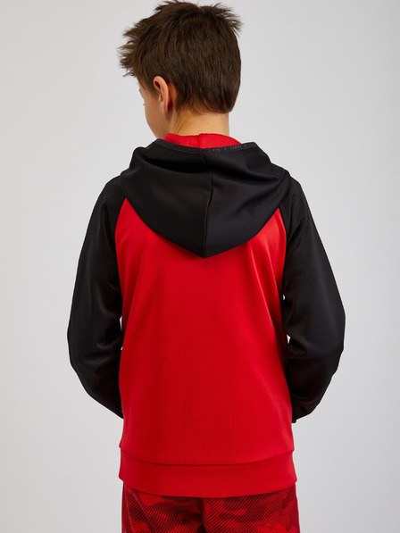 Sam 73 Fekete-piros unisex gyerek kapucnis pulóver SAM73 Draco