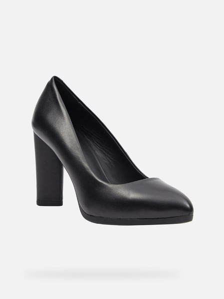 Geox Fekete női magassarkú cipő Geox Walk Pleasure 90