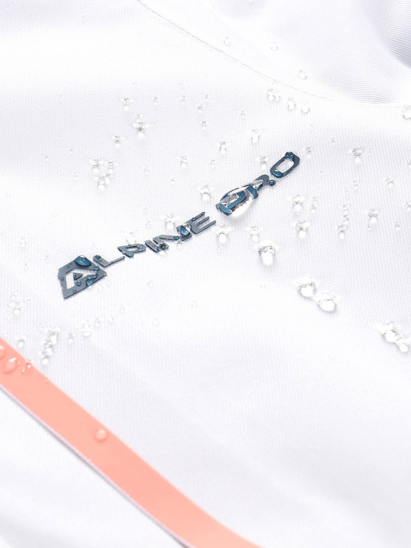ALPINE PRO Női sí dzseki ptx membránnal ALPINE PRO ZARIBA fehér