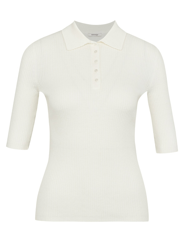 Orsay ORSAY krémszínű női rövid ujjú póló