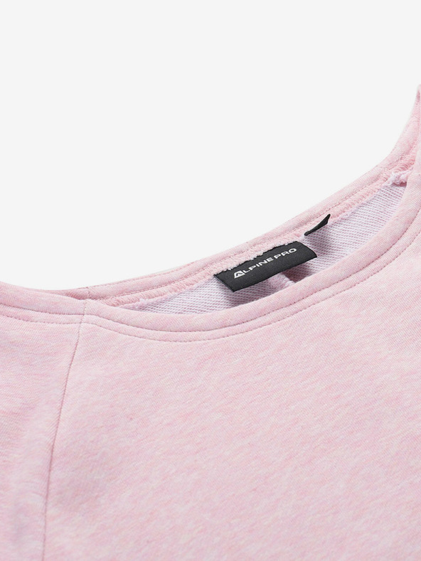ALPINE PRO Rózsaszín női pamut ruha Alpine Pro MOLEDA MOLEDA