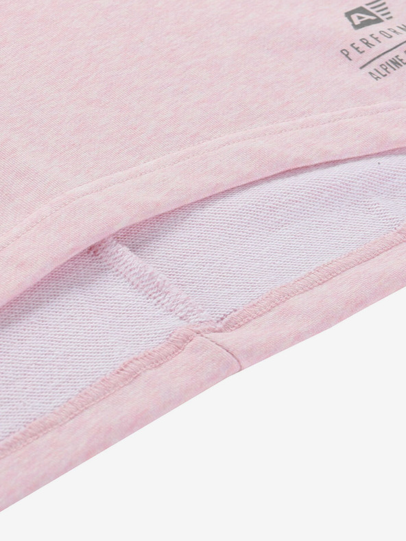 ALPINE PRO Rózsaszín női pamut ruha Alpine Pro MOLEDA MOLEDA