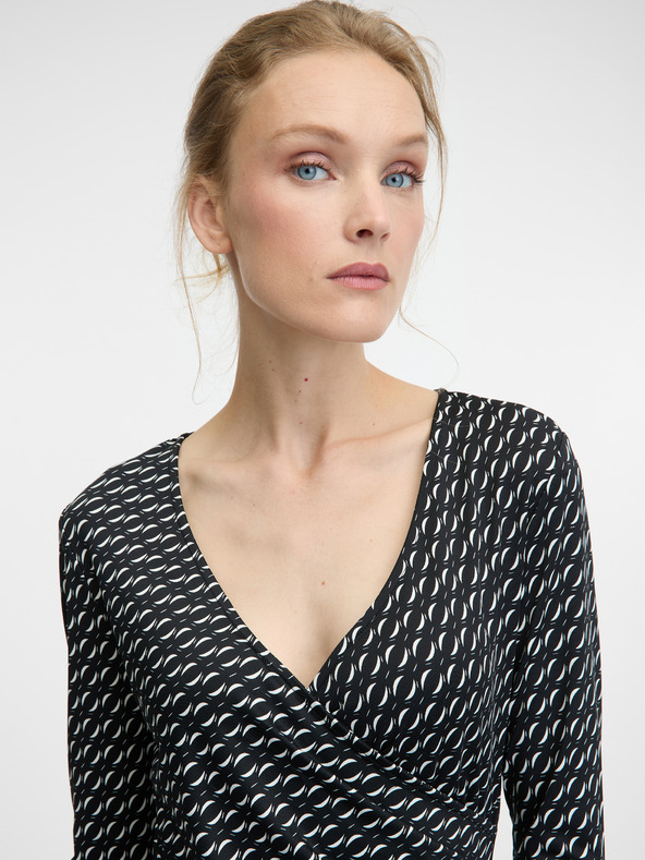 Orsay ORSAY fekete női térdig érő ruha