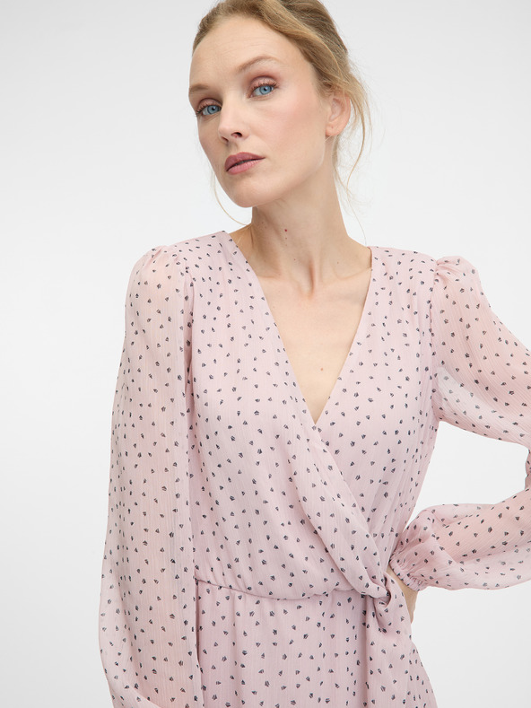 Orsay ORSAY világos rózsaszín női térdig érő ruha