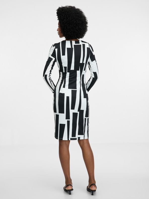 Orsay ORSAY fekete női térdig érő ruha