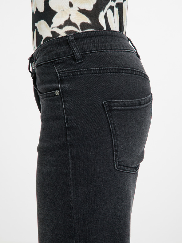 Orsay ORSAY fekete női széles szárú farmer