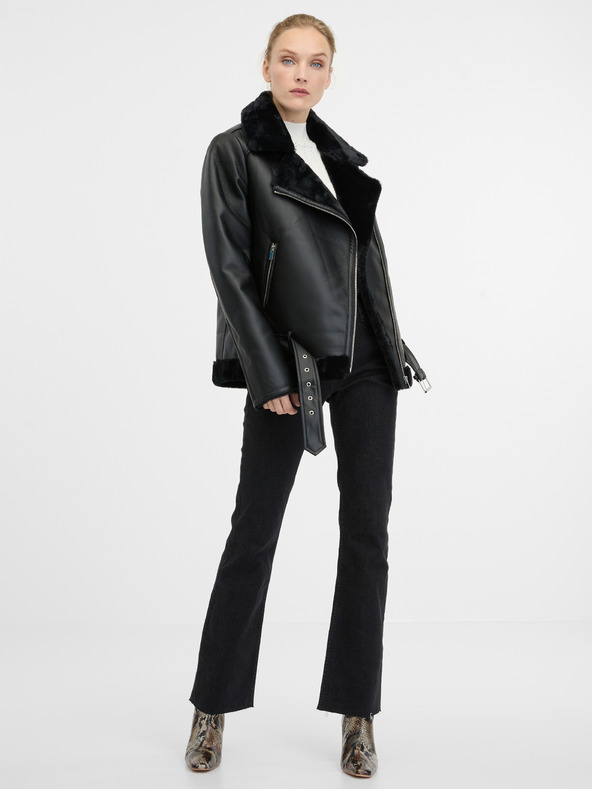 Orsay ORSAY fekete női kabát