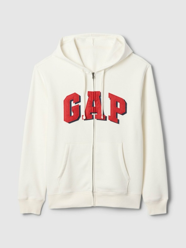 GAP Logós pulóver fleece anyaggal GAP