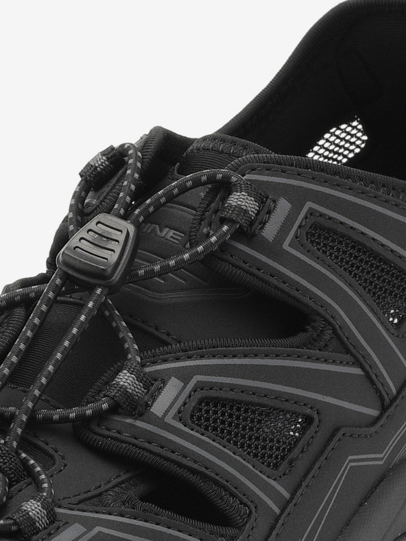 ALPINE PRO Nyári kültéri szandál légáramoltatással ALPINE PRO NUBRE fekete