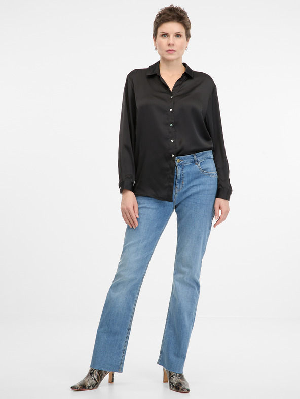 Orsay ORSAY fekete női galléros ing