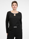 Orsay ORSAY fekete női hosszú ujjú blúz