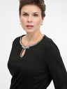Orsay ORSAY fekete női hosszú ujjú blúz