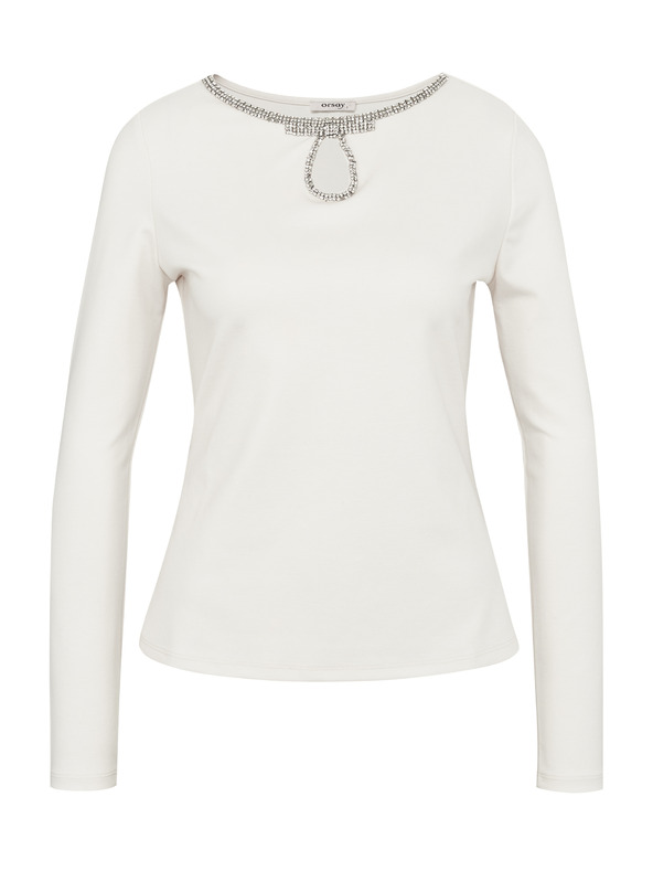 Orsay ORSAY krémszínű női hosszú ujjú blúz