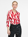 Orsay ORSAY piros női galléros blúz