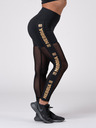 Nebbia Fekete női átlátszó sport leggings Nebbia