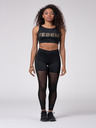 Nebbia Fekete női átlátszó sport leggings Nebbia
