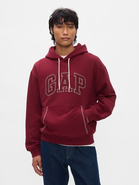 GAP Oversize pulóver logóval Stitch GAP