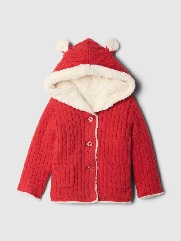 GAP Baby sherpa kardigán CashSoft GAP