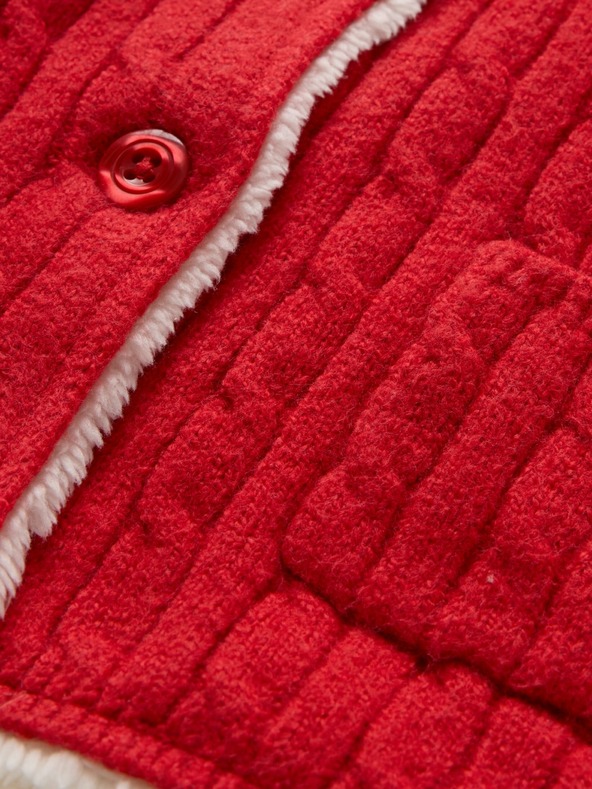 GAP Baby sherpa kardigán CashSoft GAP