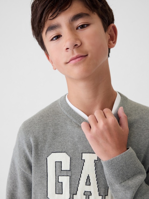 GAP Gyerek pulóver logóval GAP