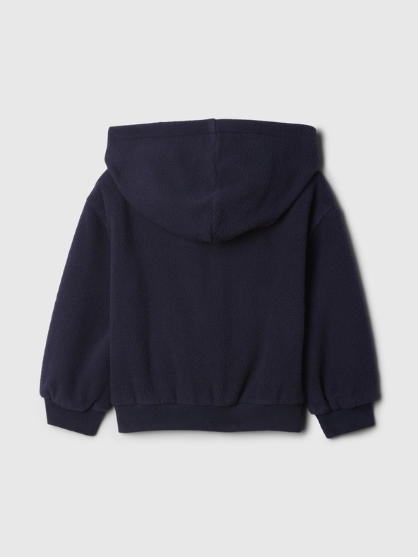 GAP Baby Pro Fleece logós pulóver GAP