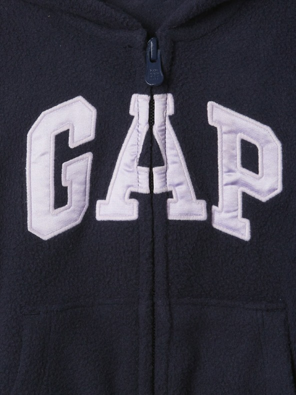 GAP Baby Pro Fleece logós pulóver GAP