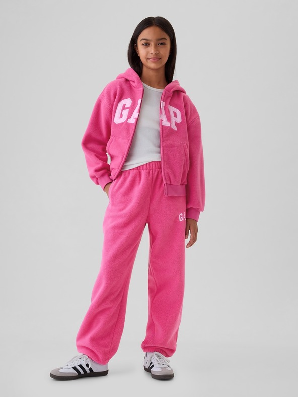 GAP Gyerek Pro Fleece logós pulóver GAP