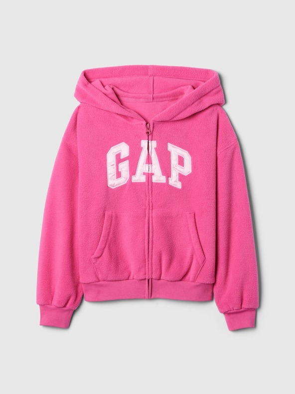 GAP Gyerek Pro Fleece logós pulóver GAP