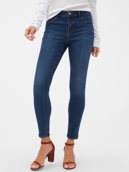 GAP Nadrágok Mid Rise Favorite Ankle Jeggings GAP