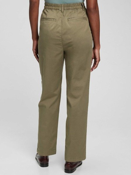 GAP Kalhoty khaki high rise GAP
