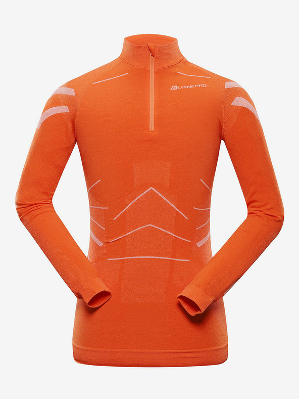ALPINE PRO Narancssárga férfi funkcionális póló ALPINE PRO Lubina
