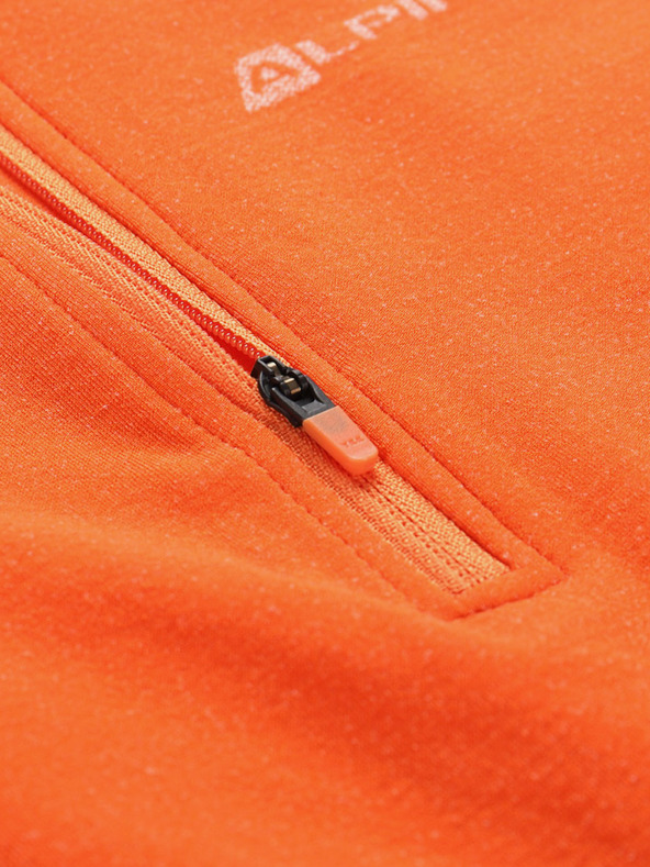 ALPINE PRO Narancssárga férfi funkcionális póló ALPINE PRO Lubina