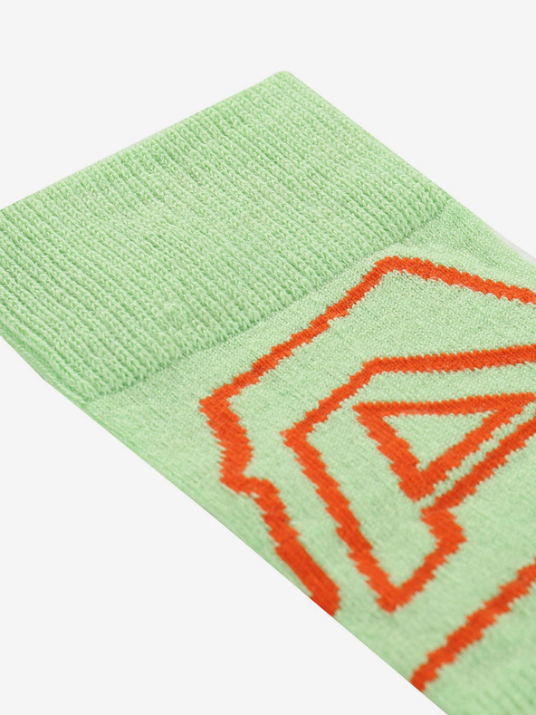 ALPINE PRO Világoszöld női merinó gyapjú zokni ALPINE PRO Phalte