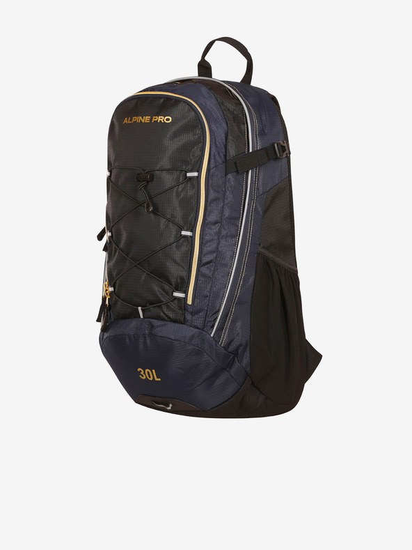 ALPINE PRO Fekete és kék unisex 30l-es kültéri hátizsák ALPINE PRO GORME