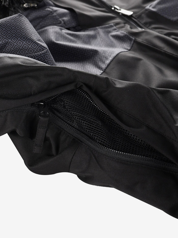 ALPINE PRO Fekete női sízsakó membránnal PTX ALPINE PRO Olada