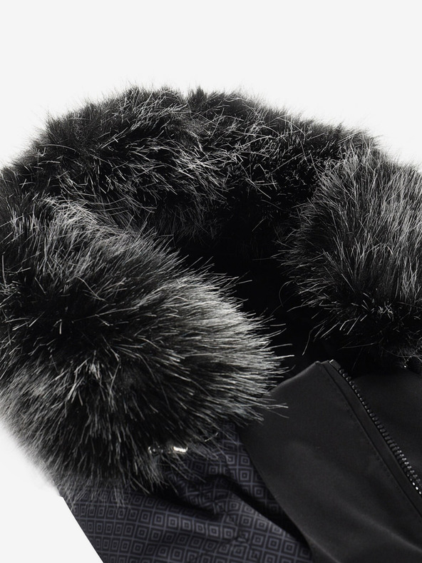 ALPINE PRO Fekete női sízsakó membránnal PTX ALPINE PRO Olada