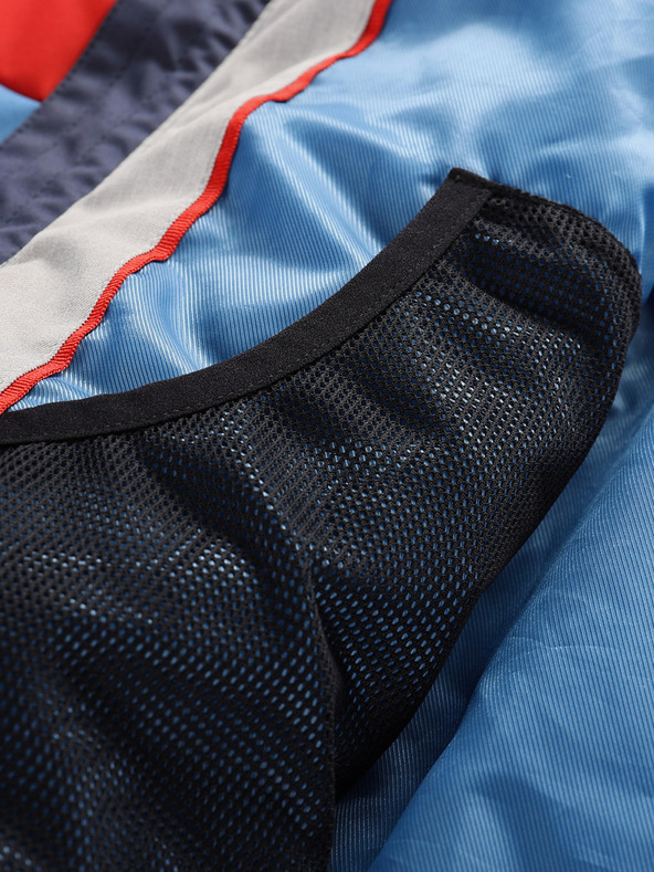 ALPINE PRO Férfi pehelypaplan sí dzseki ptx membránnal ALPINE PRO FEEDR hangulat indigó színben