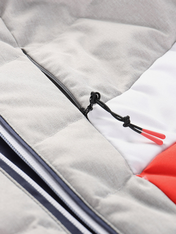 ALPINE PRO Férfi pehelypaplan sí dzseki ptx membránnal ALPINE PRO FEEDR hangulat indigó színben