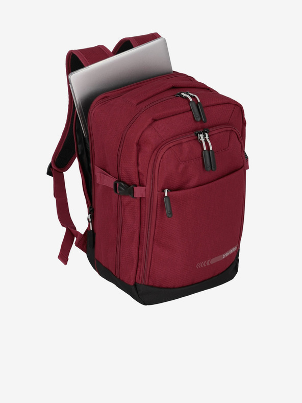 Travelite Kick Off Cabin Backpack Red Hátizsák